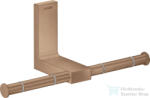 Hansgrohe AXOR UNIVERSAL RECTANGULAR dupla wc papír tartó, szálcsiszolt vörös arany hatású 42657310 (42657310)
