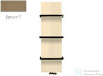 Radeco WALL NEW 1790x470 design radiátor törölközőtartó nélkül, SATURN 7 (metál homok) színben (Radeco_WALL_NEW_SATURN7)