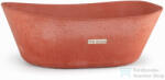 S.V.I.S. Design mosdó 50 cm LIBRA BASIC - téglavörös, dekor nélkül, matt lakk UBX. LIBRA. BC. 050.318. 00.00. 1 (UBX_LIBRA_BC_050_318_00_00_1)