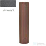 Radeco CARRERA P 1800x430 íves design radiátor, MERKURY 5 (metál sötétszürke) színben (Radeco_CARRERA_P_MERKURY5)