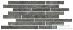 Marazzi Rocking Anthracite Mosaico 22, 5x55 cm-es padlólap M1HU (M1HU)