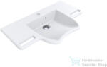 LunArt Agatha 80x45, 4 cm-es akadálymentes öntöttmárvány mosdó, matt fehér 5999123003737 (5999123003737)