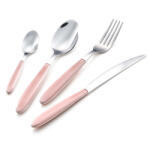 Inoxriv NILU' PÚDER RÓZSASZÍN 24 db-os evőeszközkészlet (61433324)