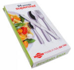  Superchef 24 részes evőeszközkészlet pizzavágó/bifsztek késsel (61127424)