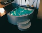 KOLPA SAN - GAIA 160/MO-LUXUS19+WFALL előlapos sarokkád Luxus + (946520)