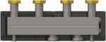 FIXTREND C90/2F DN32 2 körös fűtőköri osztó-gyűjtő 5/4 (49043731)