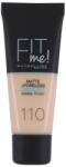 Maybelline Fit Me! mattító make-up normál és zsíros bőrre 30 ml 110 Porcelain