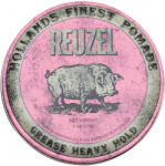 REUZEL Styling Pink Pomade Grease Heavy Hold hajpomádé közepes rögzítéssel és fényességgel férfiaknak 113 g