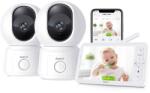 Arenti 2MP/1080P Wi-Fi Video Baby Monitor Kit with dual cameras and LCD screen (AInanny B2-2Cam Kit)