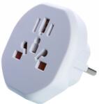 Wontravel WL-09 - UK, AUS, US to EU, fehér (WL-09 White)