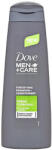 Dove Șampon 2in1 Men+Care Fresh Clean (Fortifying Shampoo+Conditioner) 400 ml