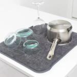 Brabantia Dark Grey mikroszálas csepegtető tálca 43 x 34 cm - 117626 (117626)