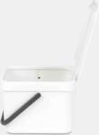Brabantia Sort &Go konyhaszekrénybe vagy falra szerelhető szelektív szemetes 6 literes fehér - 109706 (109706)