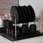Berlinger Haus edényszárító 48 x 32 cm, fekete- rose gold - BH-8644 (BH/8644)