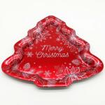 Delicia Fém decor tányér karácsonyfa formával - HU146 (5999564899470)