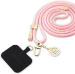 GUESS vállpánt Cord 4G Charm arany/rózsaszín