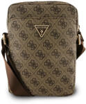 GUESS PU 4G Triangle Logo táska 8" barna