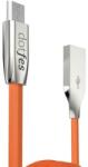 Dotfes A04m micro USB narancssárga adatkábel cink ötvözet csatlakozóval 2.5A 1m