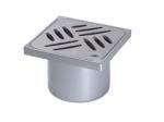 KESSEL Sifon Design Kessel 48225, Upper section system 125, ABS, 120x120mm
