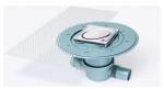 KESSEL Sifon Design Kessel 42701.54, Bathroom drain The Superflat, 120x120mm