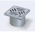 KESSEL Sifon Design Kessel 48201, Upper section system 125, ABS, 120x120mm