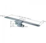 KESSEL Sifon Design Kessel 42701.83, Shower drain LINEARIS L=750mm