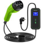Qoltec Mobile charger for EV 2in1 type2 3.5kW LCD (52465)