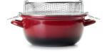ibili Volcan Frittier 24x12.5 cm Red 931624