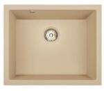 Laveo IBIZA jázmin egymedencés mosogató helytakarékos szifonnal (SBI_J10U)