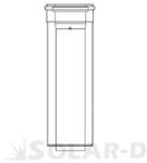 Almeva PPH/PPH LIK 60/100 toldócső 0, 5 M (LPRK55)