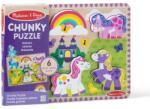 Melissa & Doug fa puzzle unikornisokkal (6075356_UNICORN)