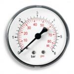 BRH NYOMÁSMÉRŐ 0-6 bár hátsó csatl. BRH (SLD-2919)