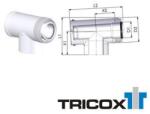 TRICOX AAET50 ellenőrző T-idom 60/100 mm (AAET50)