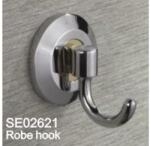 Diplon Fogas, Fürdőszobai akasztó 1-es, Falra szerelhető, Krómozott (SE02621) (SE02621)