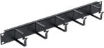 Legrand vízszintes rendezők - 2U, 19", gyűrűs, acél, csavaros rögzítés, vízszintes irányú (EHPM2UM) - securezone