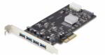 StarTech - 4 portos USB PCIe kártya - P5Q4A-USB-CARD (P5Q4A-USB-CARD)