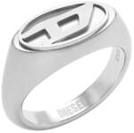 Diesel Divatos acél gyűrű logóval DX1475040 53 mm