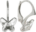 Levien Ezüst fülbevaló Butterfly Crystal