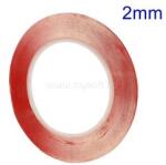 GIGAPACK ragasztó szalag, kétoldalas, plexi ablakhoz/érintőpanelhez 260°C hőálló, 33 m (GP-47867) (GP-47867)