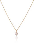 JwL Luxury Pearls Gyönyörű aranyozott nyaklánc valódi fehér gyönggyel JL0679