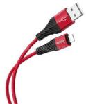 hoco. X38 adatkábel (USB - lightning, 2.4A, gyorstöltő, 100cm, törésgátló) PIROS (HOCO_X38_R) (HOCO_X38_R)