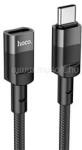 hoco. U107 adapter kábel Type-C aljzat - Type-C, 120cm, FEKETE (HOCO_U107_120) (HOCO_U107_120)