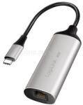 LOIGLINK Logilink USB-C/M 3.2 Gen 1 - RJ45/F 5G Gigabit Ethernet adapter, Full Duplex áramlásszabályozással, alumínium (UA0456) (UA0456)