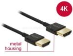 Delock High Speed HDMI kábel 4K 0, 5m (DL84786) (DL84786)