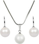 Levien Nyaklánc és fülbevaló szett Pearl Pearlescent White SET-041