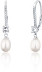 JwL Luxury Pearls Luxus ezüst fülbevaló igazgyönggyel JL0717