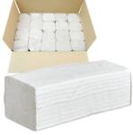  Törölközők pap. Z-Z 2vrs. fehér 100% cellulóz 23x21cm 20x150db=3000db dobozban