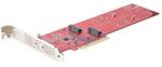 StarTech StarTech. com DUAL-M2-PCIE-CARD-B csatlakozókártya/illesztő Belső M. 2 (DUAL-M2-PCIE-CARD-B)