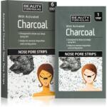 Beauty Formulas Charcoal tisztító tapasz az orr eltömődött pórusaira 6 db