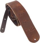 PRS Leather Birds Strap, Distressed Brown